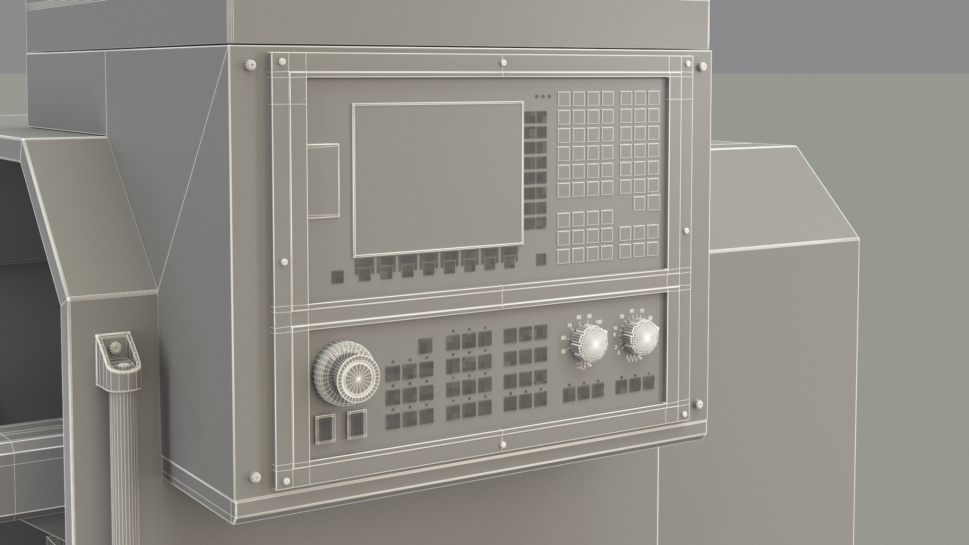 CNC Lathe SMTCL KE80 2000 3D model_28
