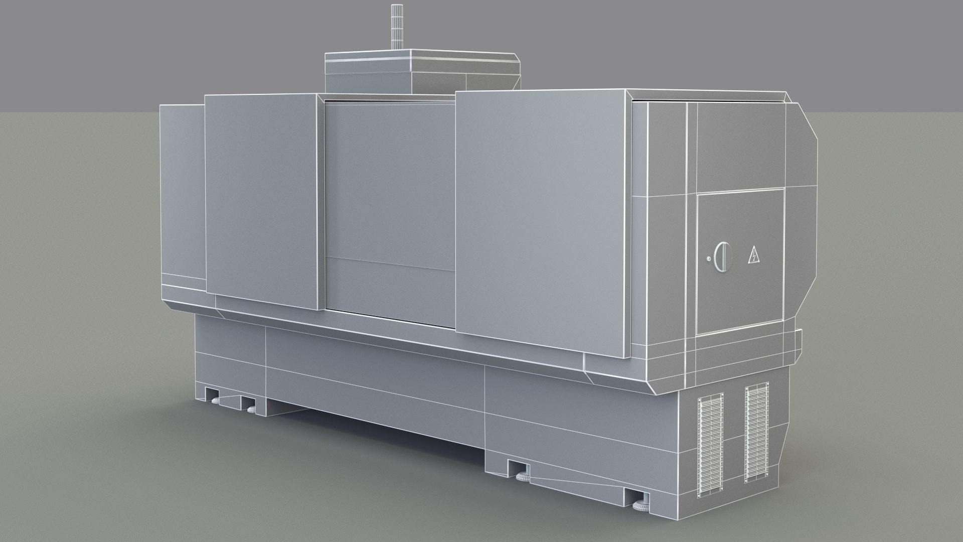 CNC Lathe SMTCL KE80 2000 3D model_33