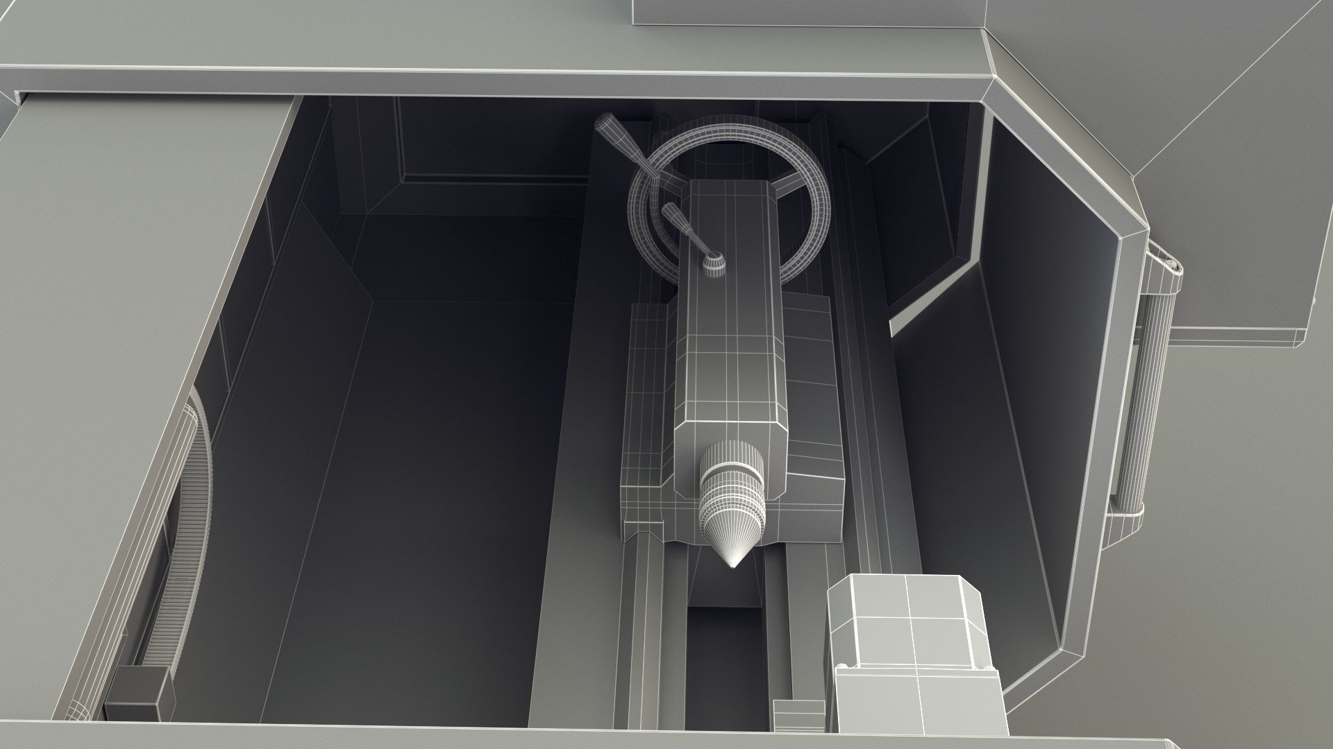 CNC Lathe SMTCL KE80 2000 3D model_37