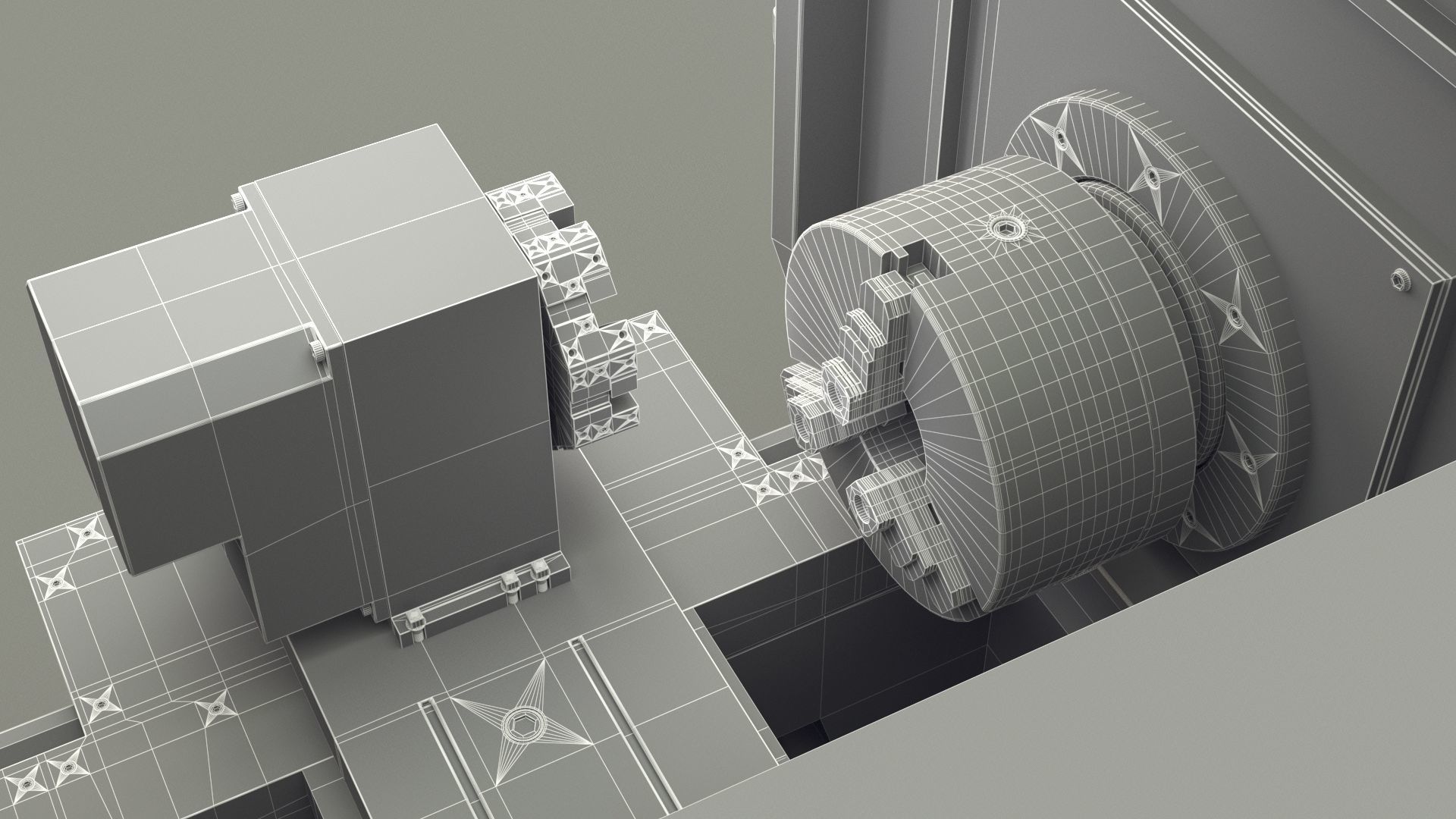 CNC Lathe SMTCL KE80 2000 3D model_40