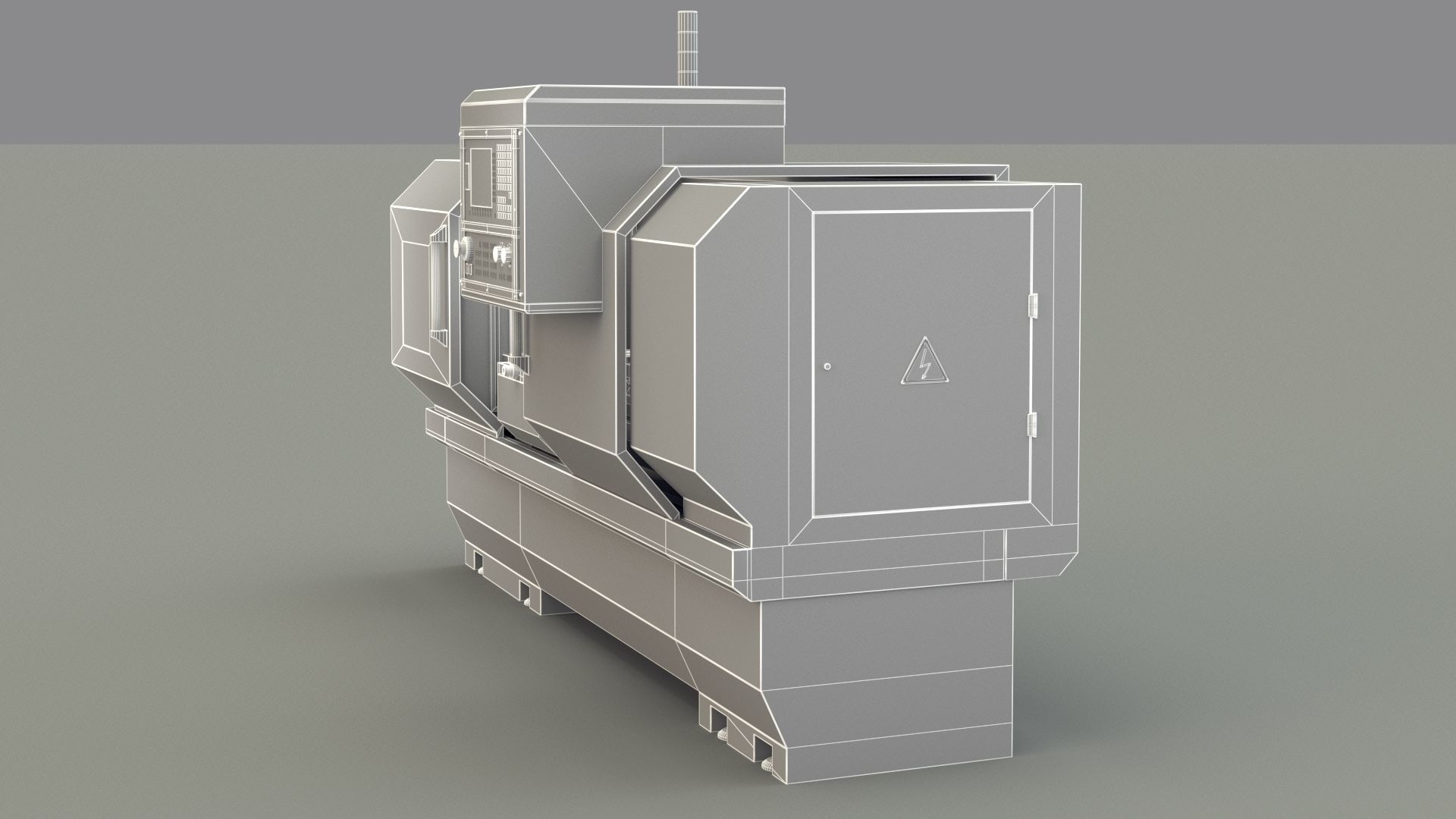 CNC Lathe SMTCL KE80 2000 3D model_29