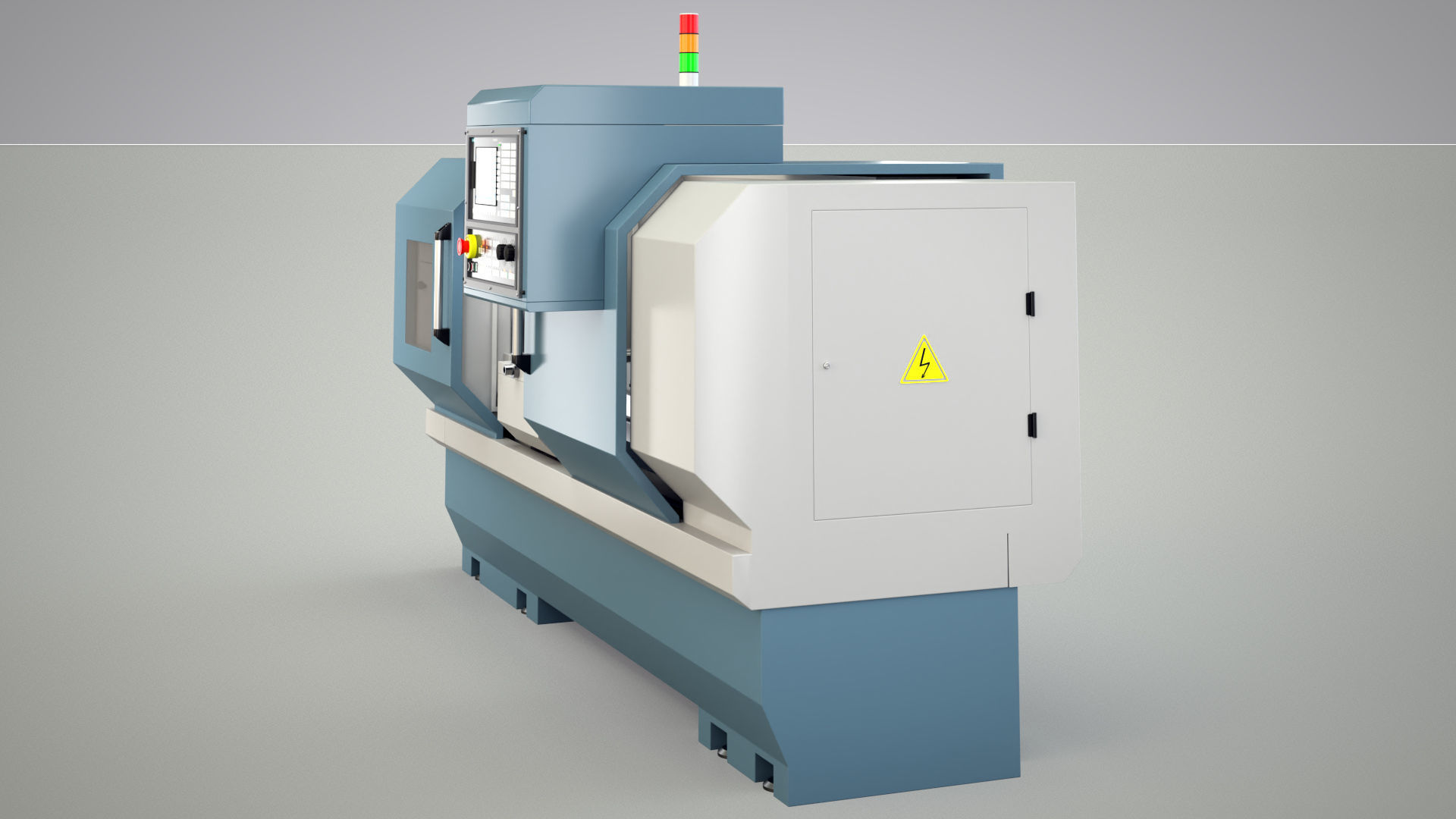 CNC Lathe SMTCL KE80 2000 3D model_7