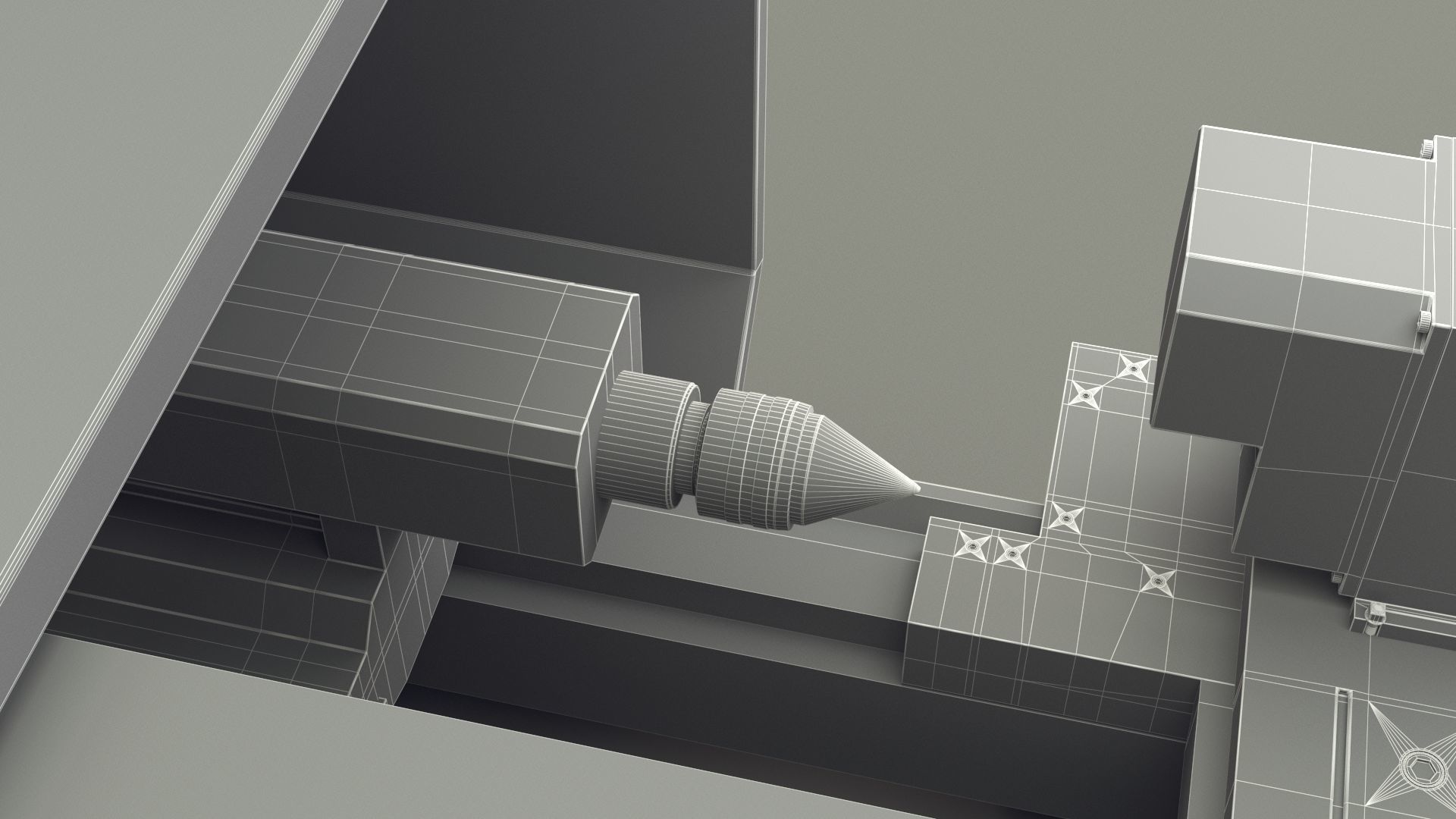 CNC Lathe SMTCL KE80 2000 3D model_41