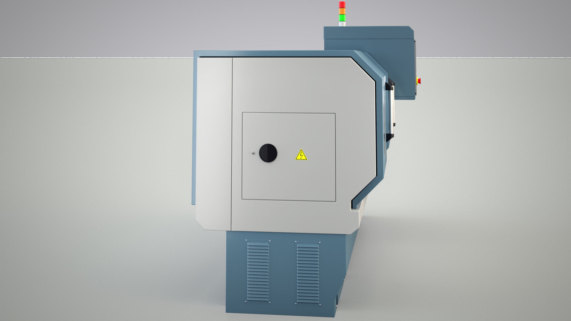 CNC Lathe SMTCL KE80 2000 3D model_12