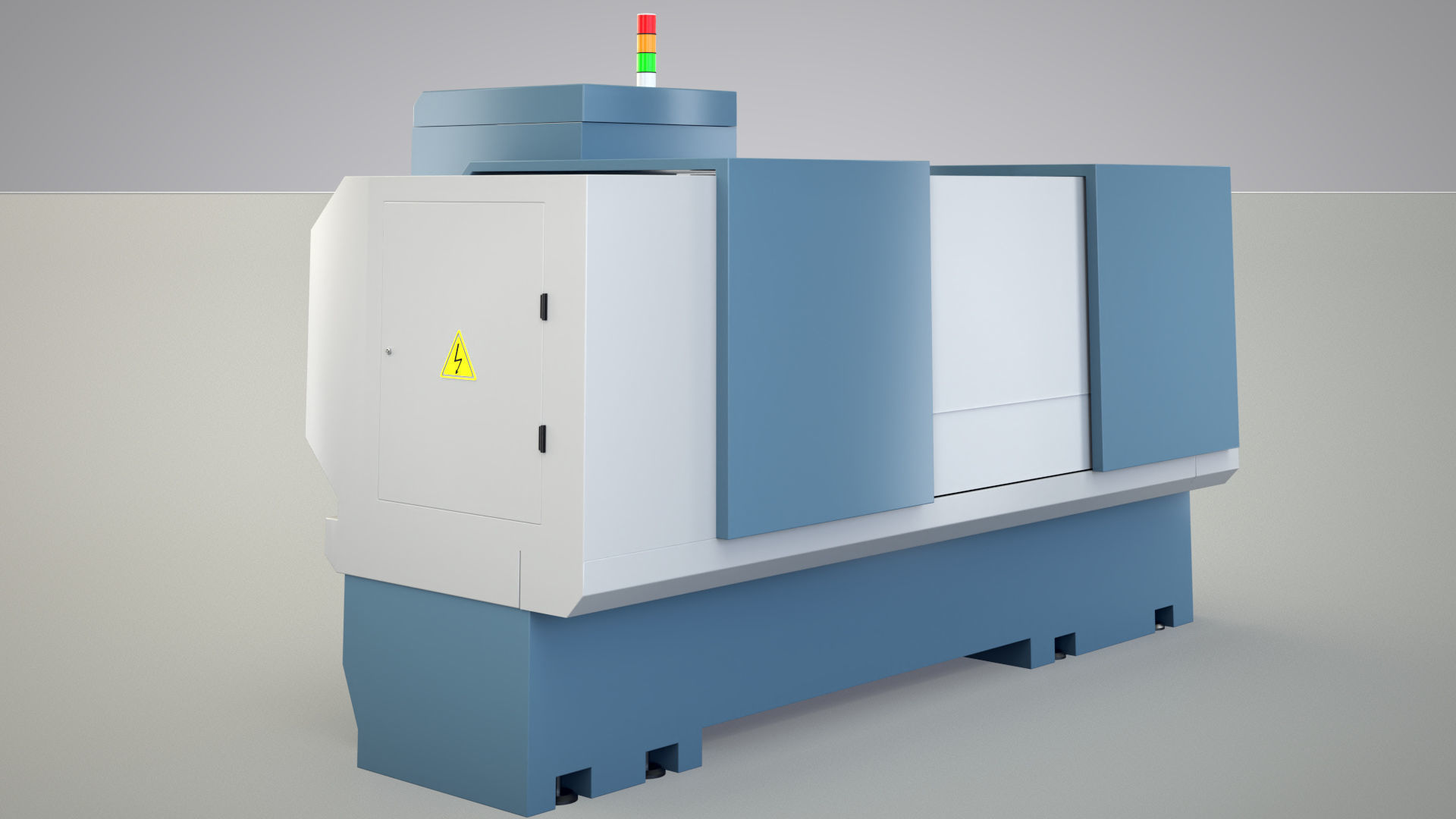 CNC Lathe SMTCL KE80 2000 3D model_9