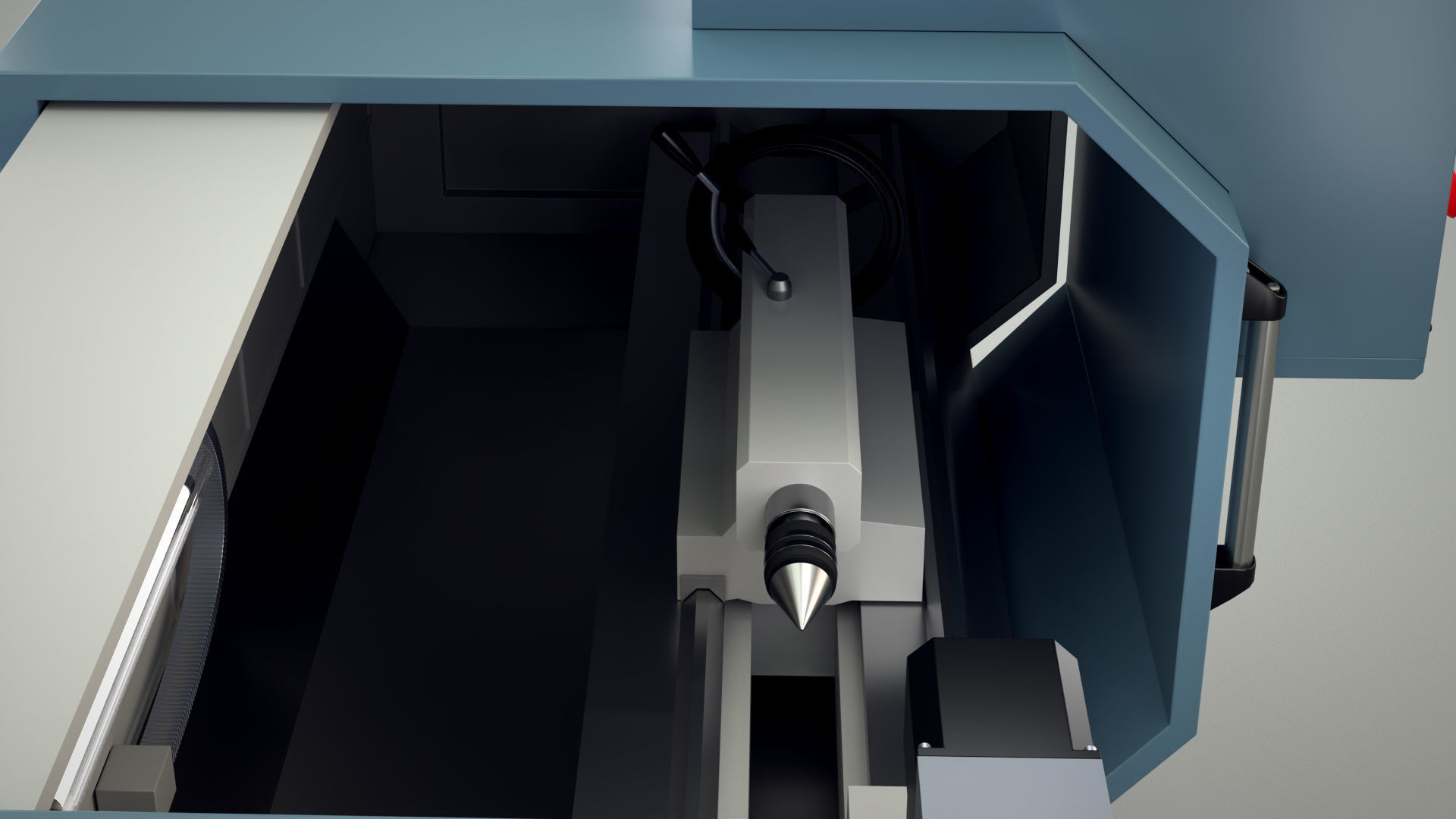 CNC Lathe SMTCL KE80 2000 3D model_15