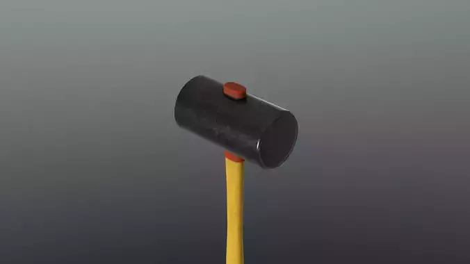 Hammer - Modern Low-poly 3D model
