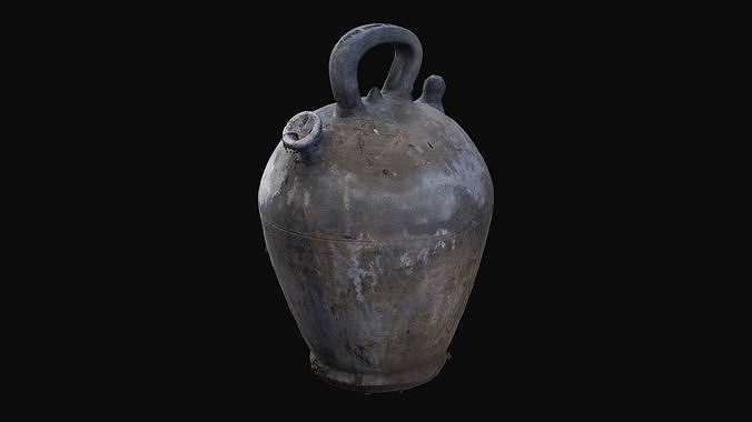 Old Vase 01 - HeraScans Low-poly 3D model