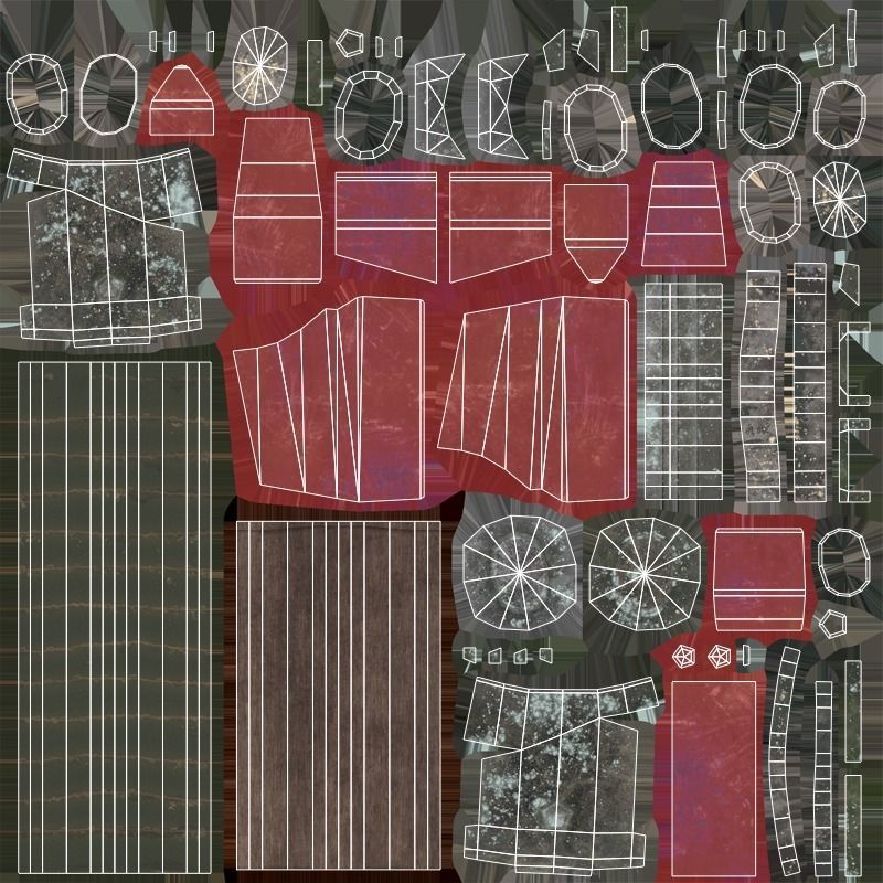 Hammer - Ruby Low-poly 3D model_6