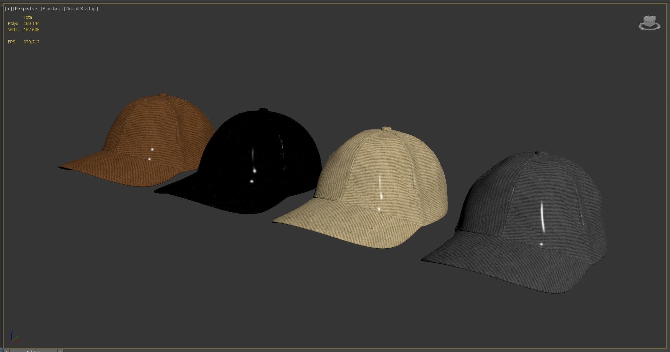 Basic Cap ZARA 3D model_9