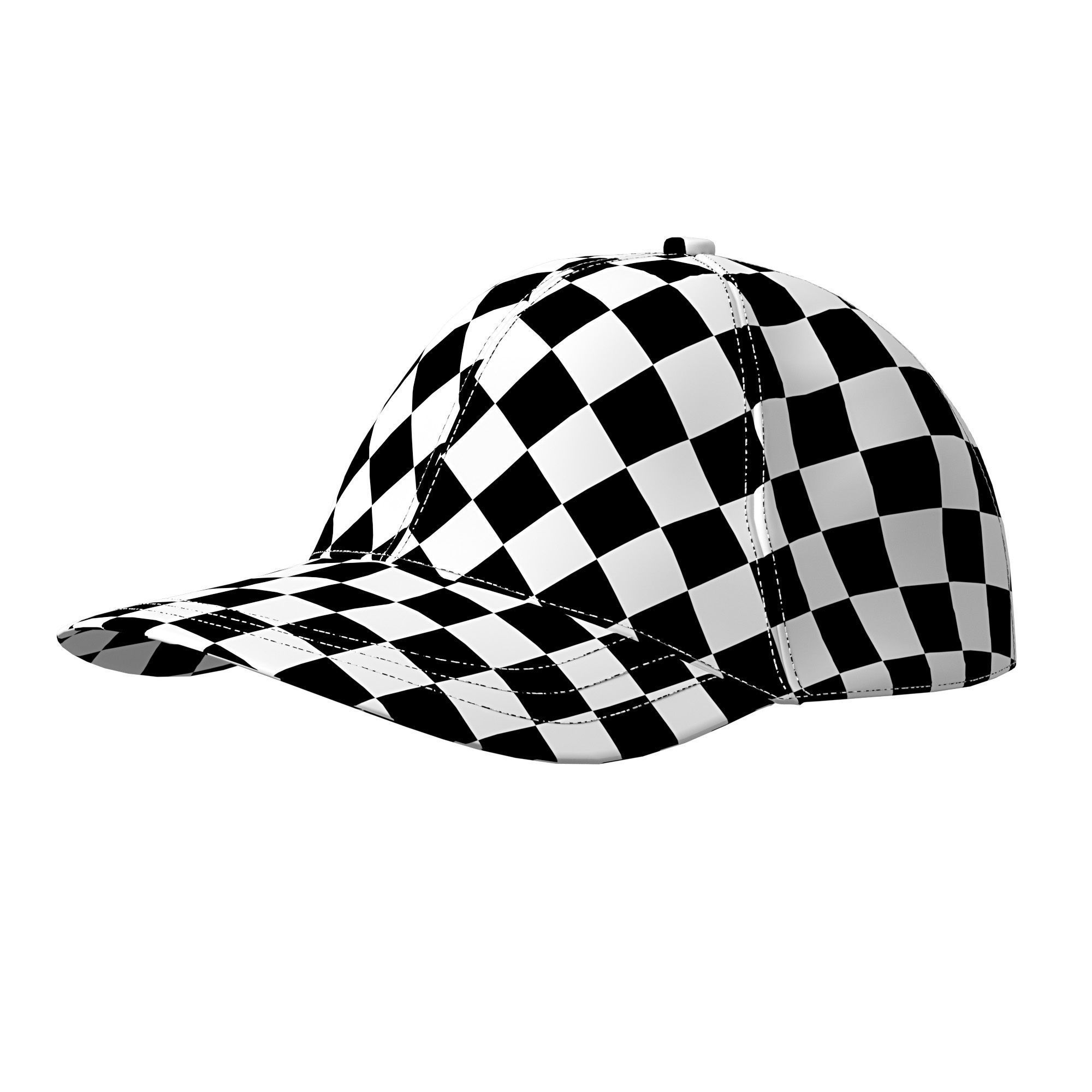 Basic Cap ZARA 3D model_7