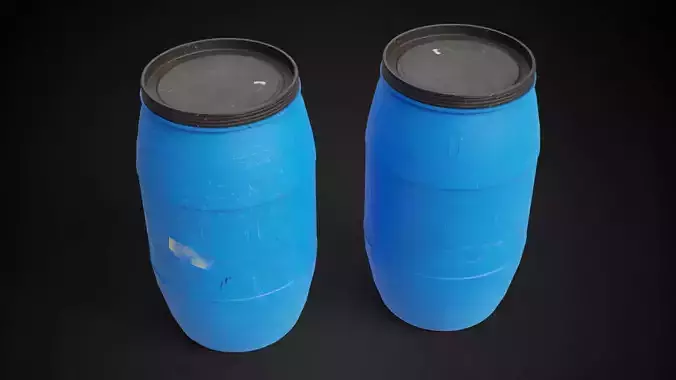 Plastic Drum Game-Ready