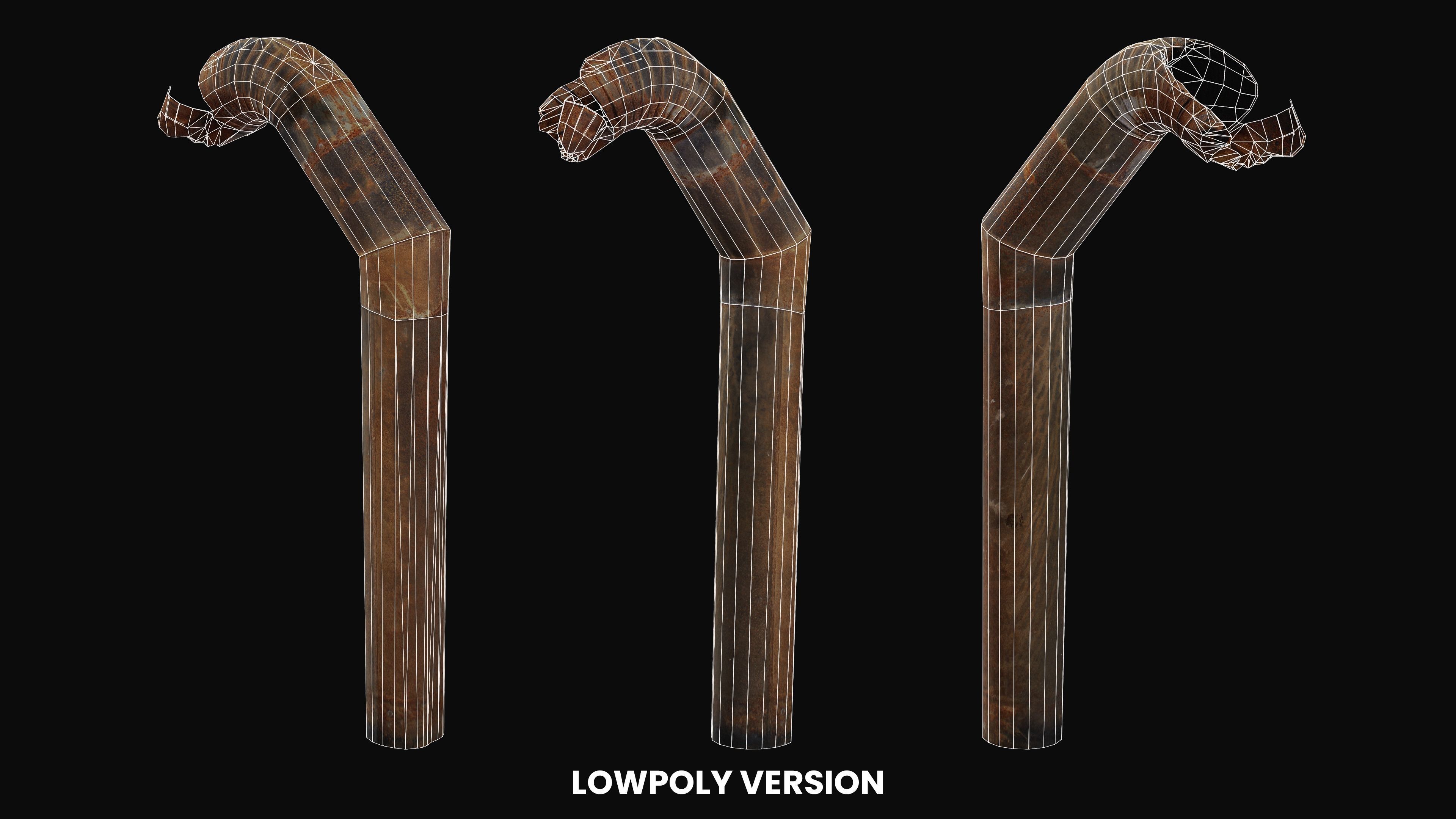 Rust Pipe 01 - HeraScans Low-poly 3D model_2