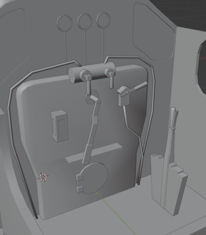 GWR 1361 class steam train Low-poly 3D model_4