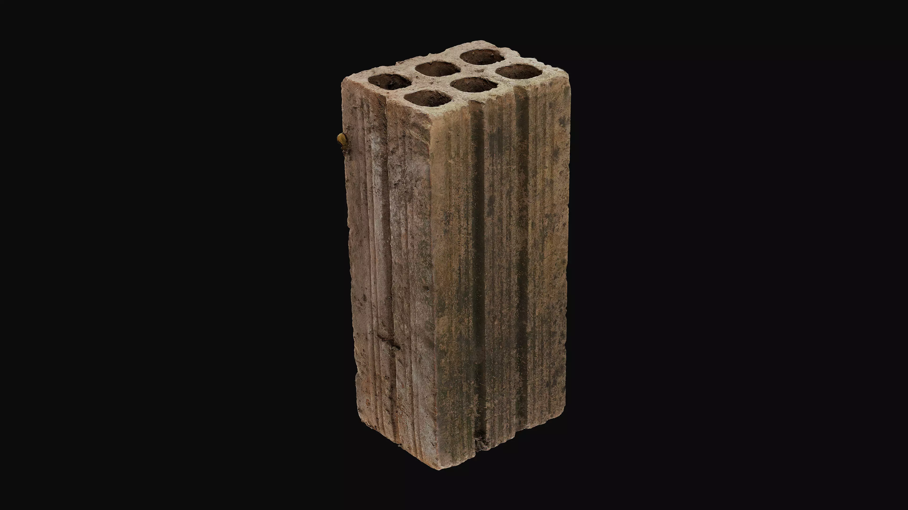 Brick Dirt 01 - HeraScans Free low-poly 3D model_0