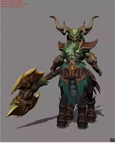Hylos Jungle Watcher Skin Low-poly 3D model