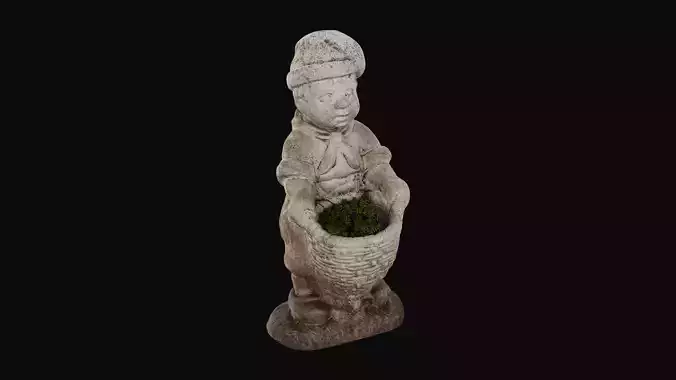 Garden Decorative Figure Boy 01 - HeraScans