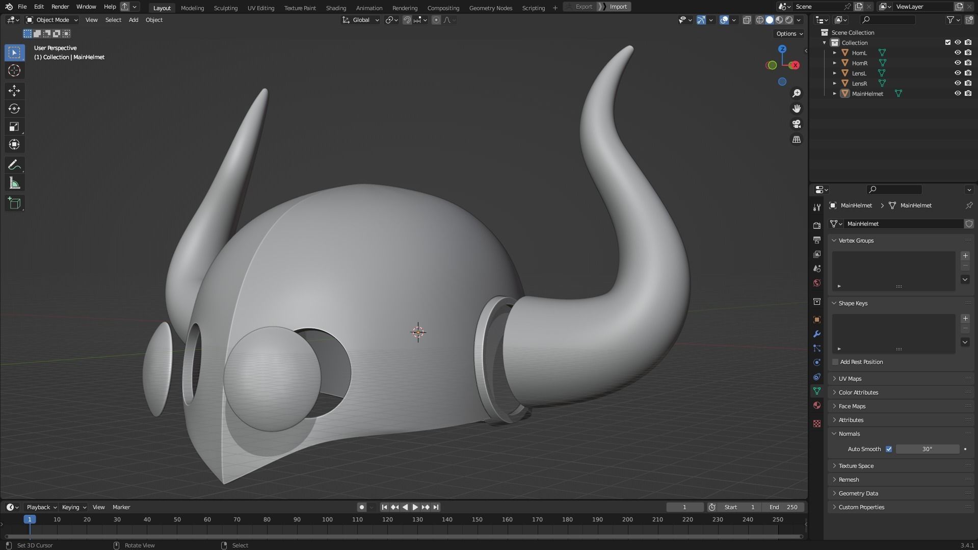 One Piece Who s Who Helmet  3D print model_10