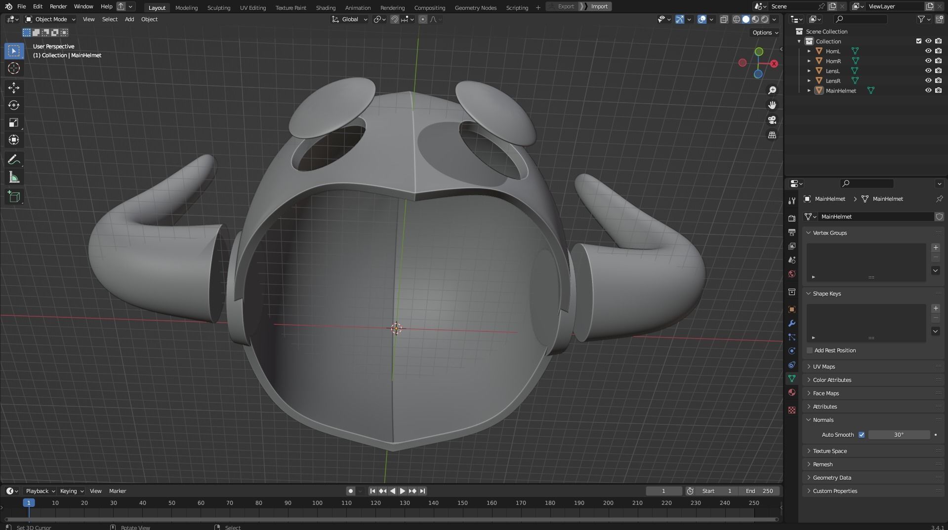 One Piece Who s Who Helmet  3D print model_12