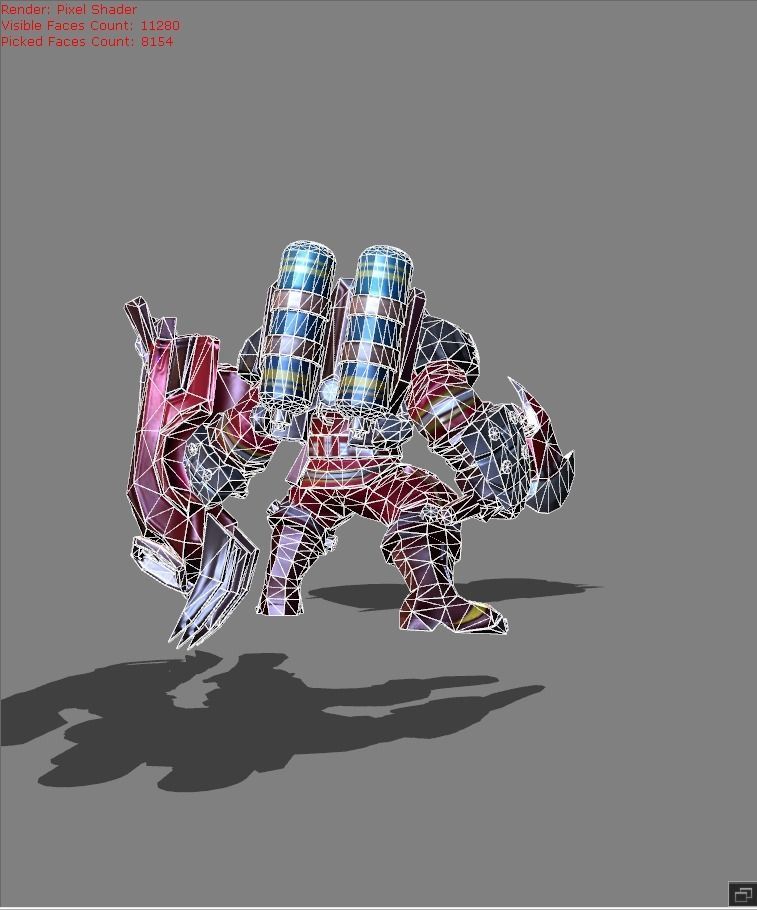 johnson Fire Chief Skin Low-poly 3D model_6