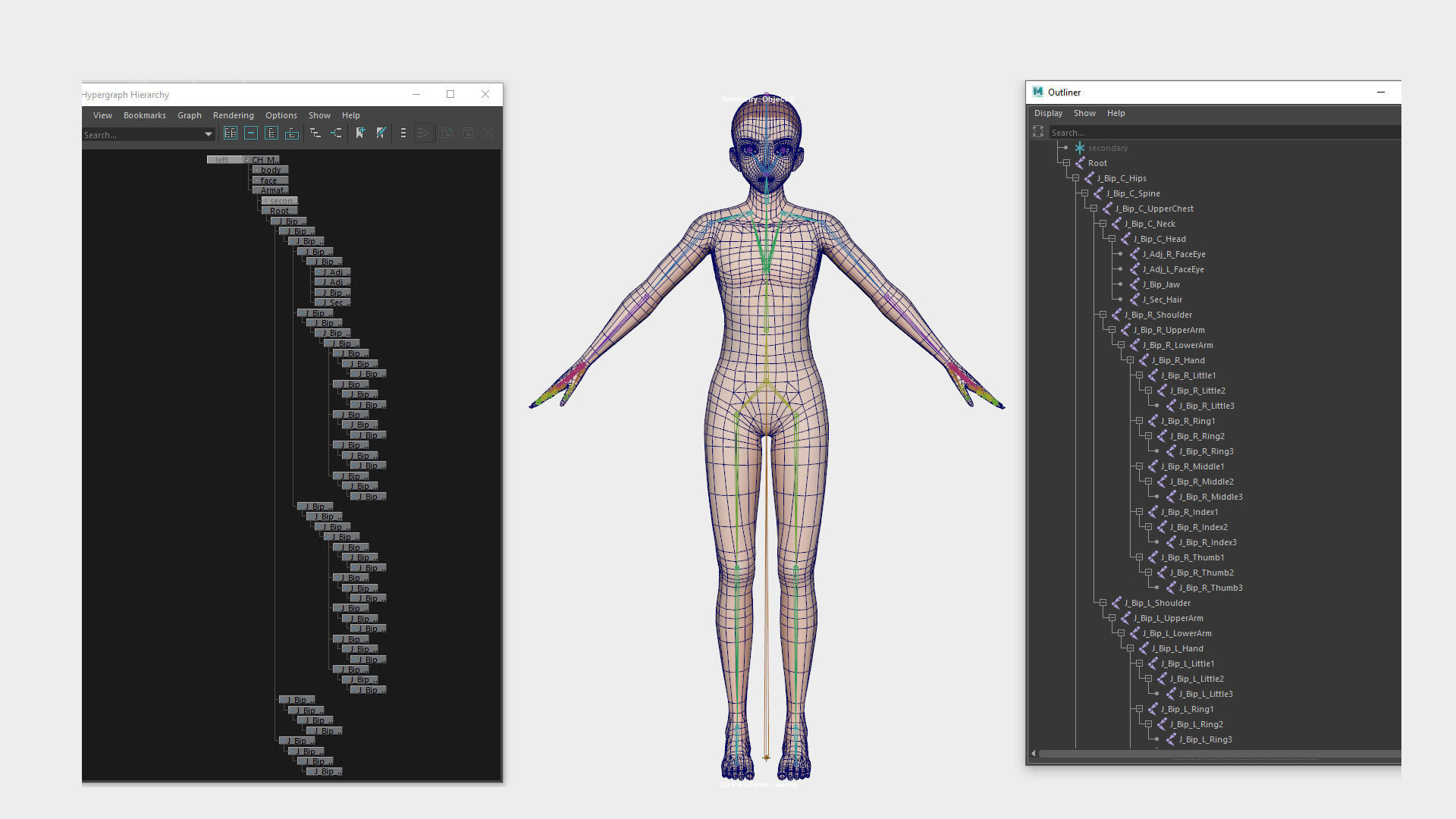 Anime Male Base Model V1 Low-poly 3D model_14