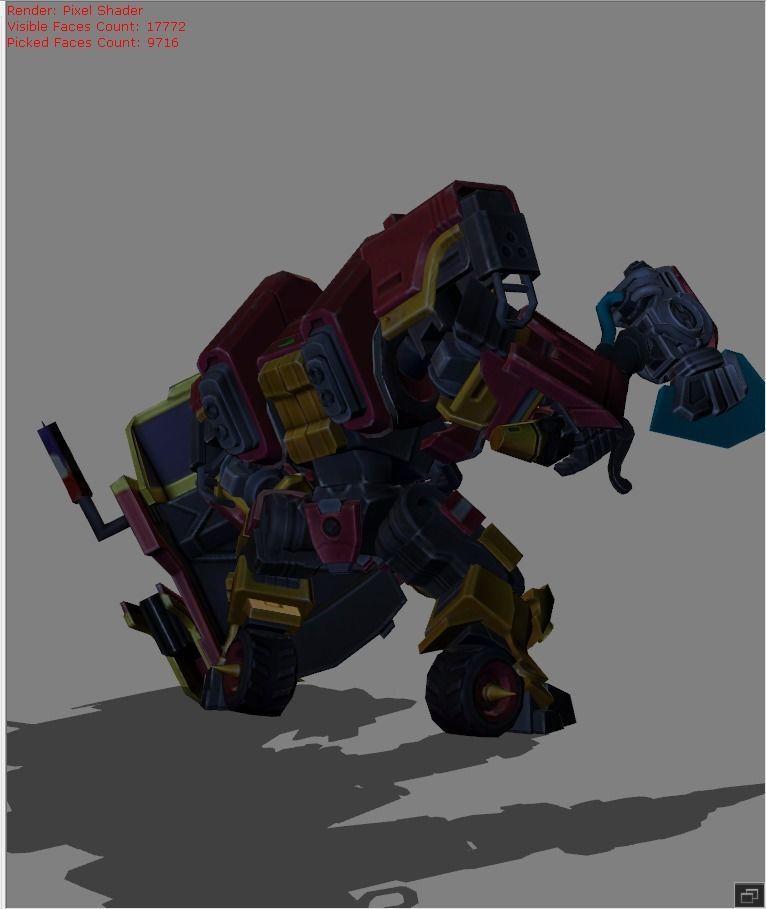 Johnson Jeepney Racer Skin Low-poly 3D model_3