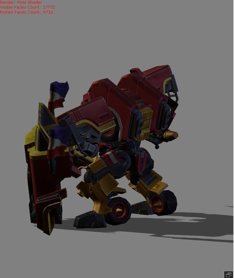 Johnson Jeepney Racer Skin Low-poly 3D model_2