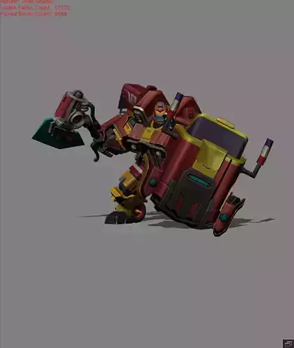 Johnson Jeepney Racer Skin Low-poly 3D model
