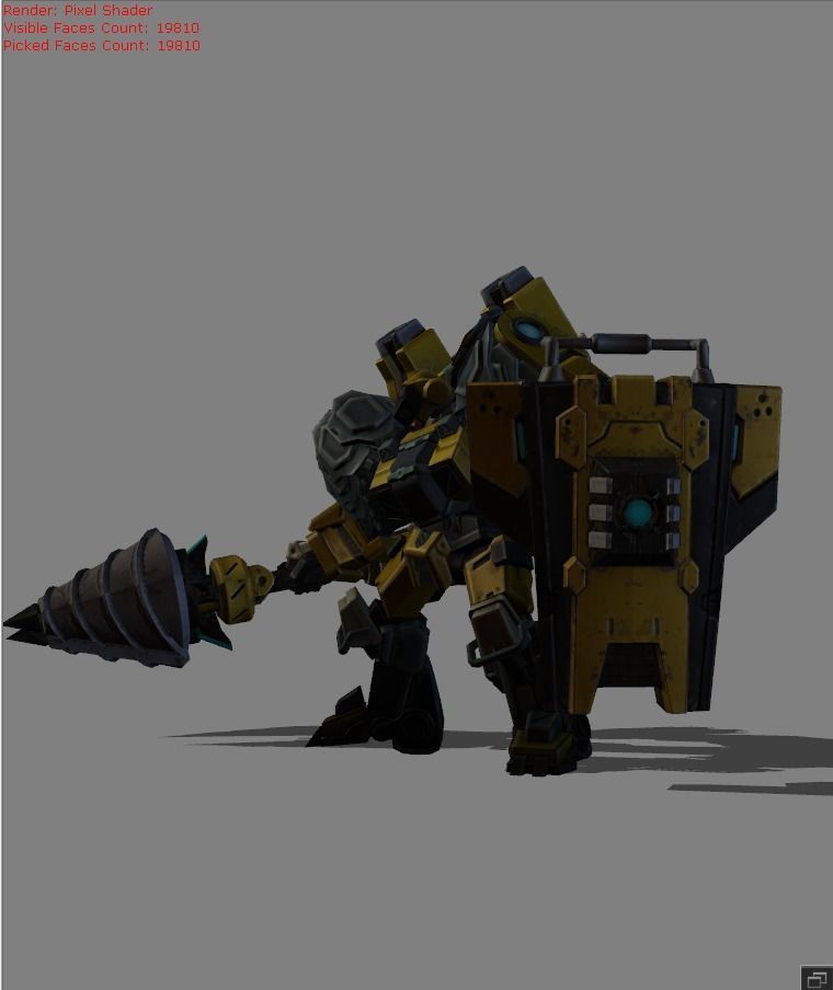 Johnson Wreck King Skin  Low-poly 3D model_2