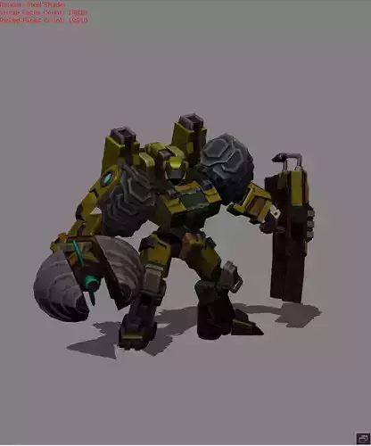 Johnson Wreck King Skin  Low-poly 3D model