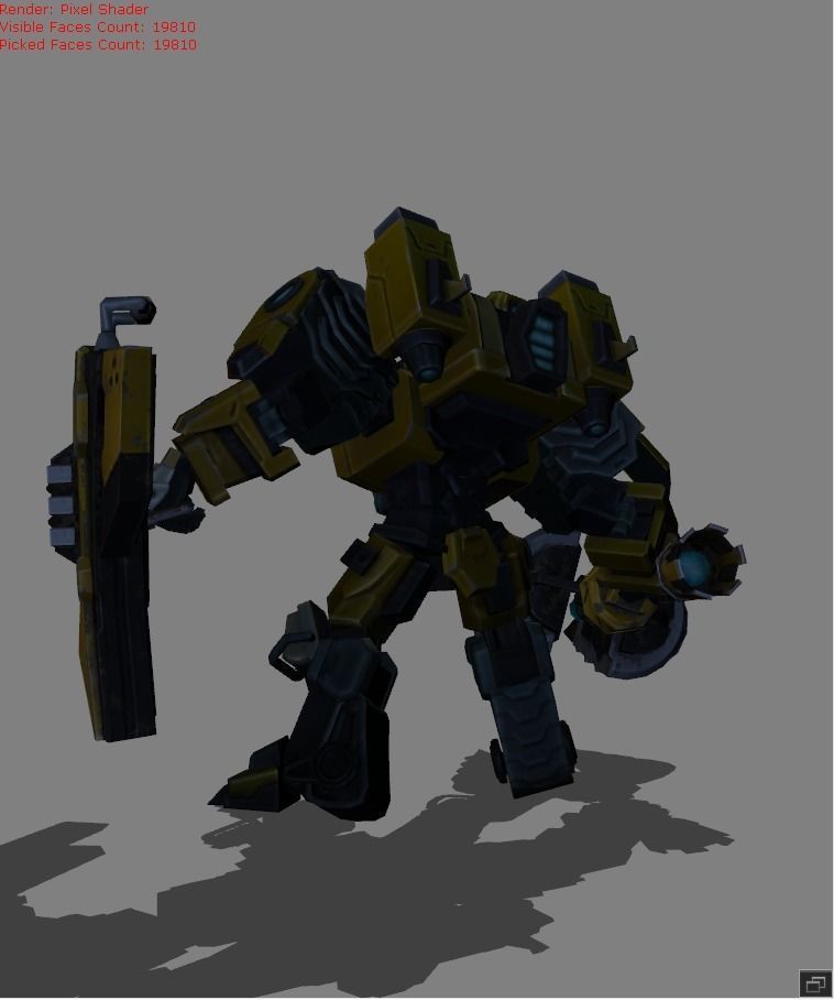 Johnson Wreck King Skin  Low-poly 3D model_3