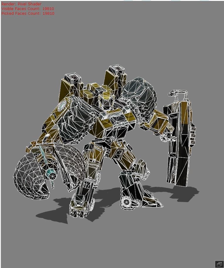 Johnson Wreck King Skin  Low-poly 3D model_4