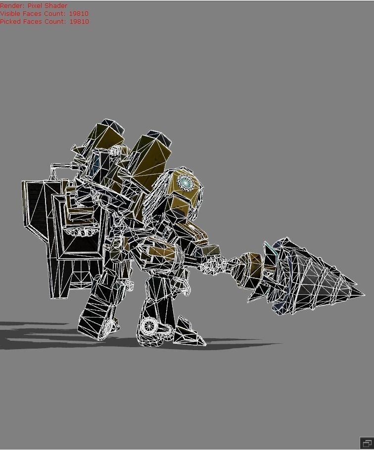 Johnson Wreck King Skin  Low-poly 3D model_5