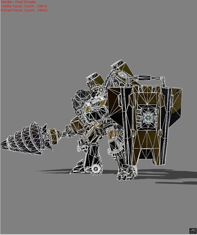 Johnson Wreck King Skin  Low-poly 3D model_6