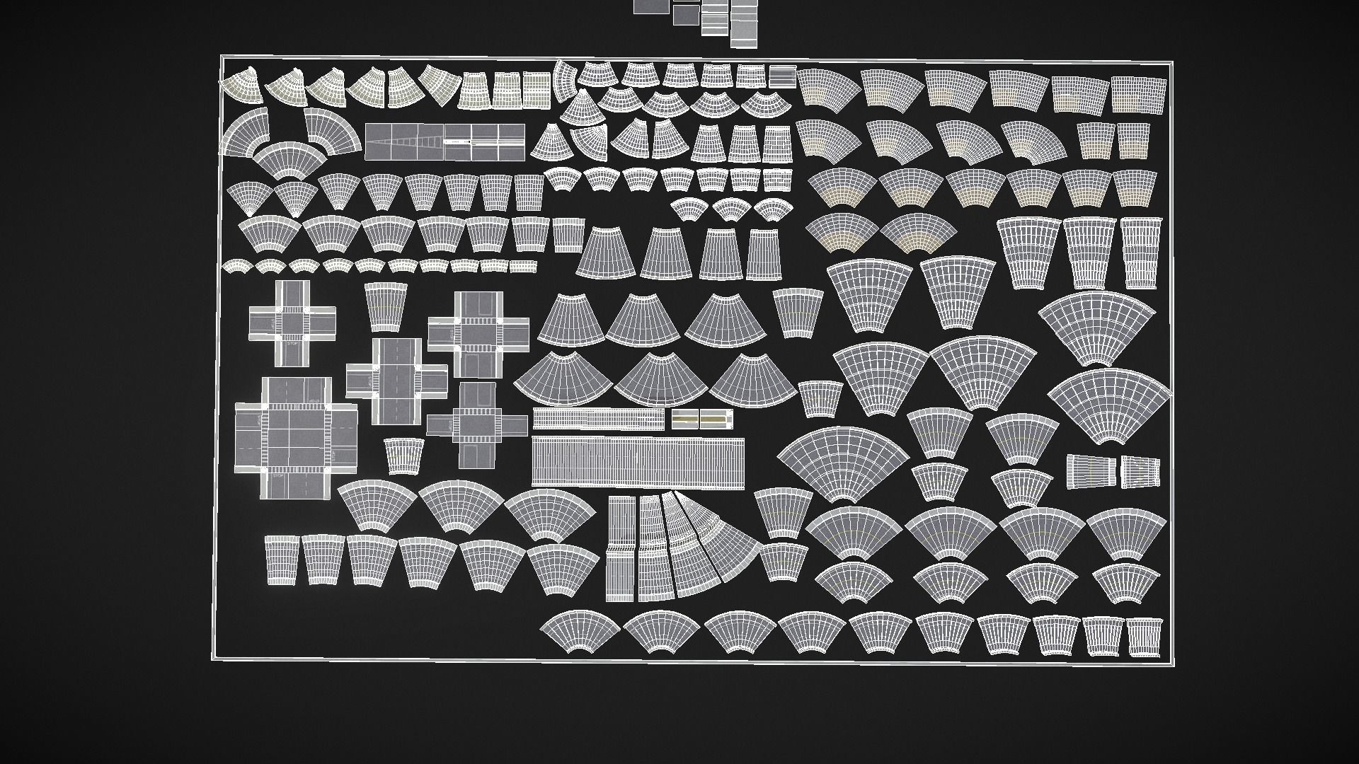 modular kit city builder starter kit Free low-poly 3D model_5