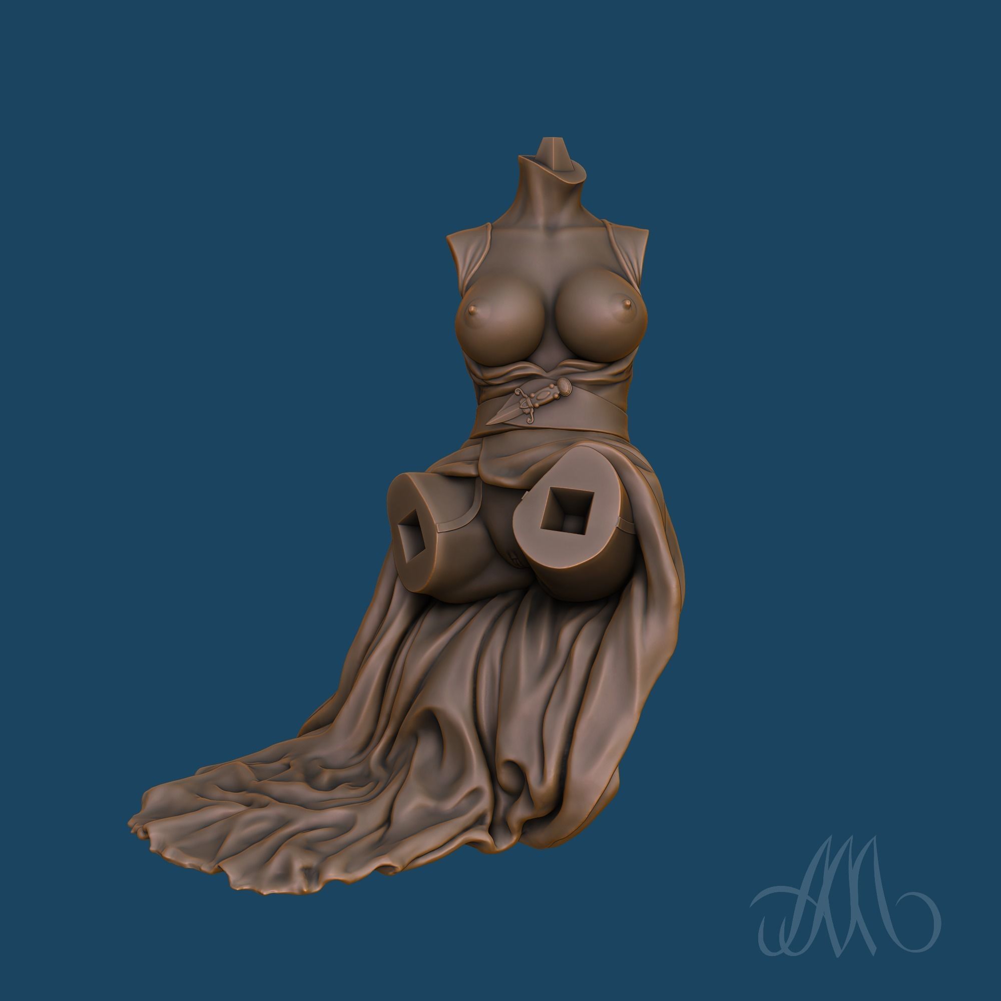 Elvira 3D print model_8