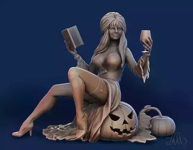 Elvira 3D print model