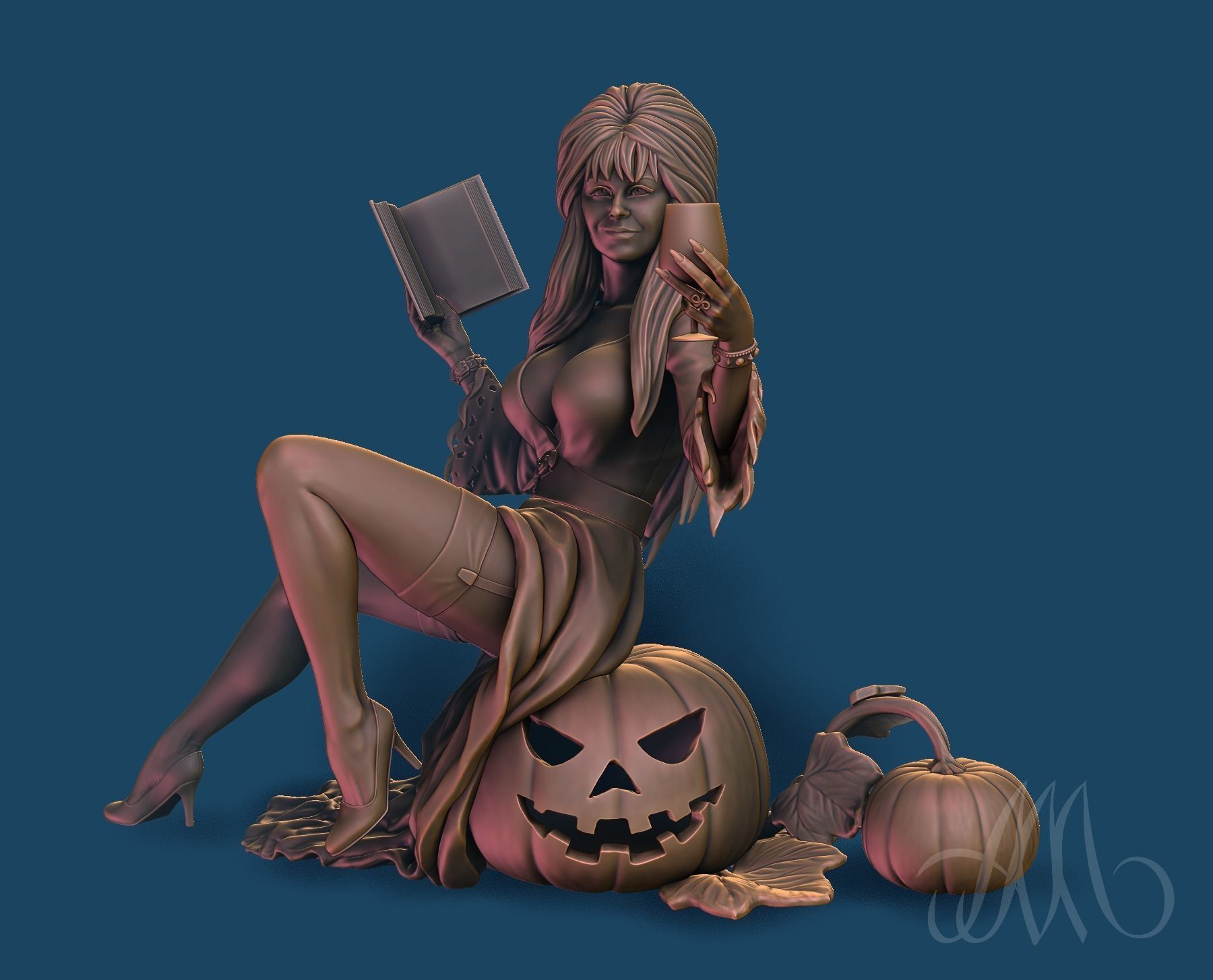 Elvira 3D print model_5