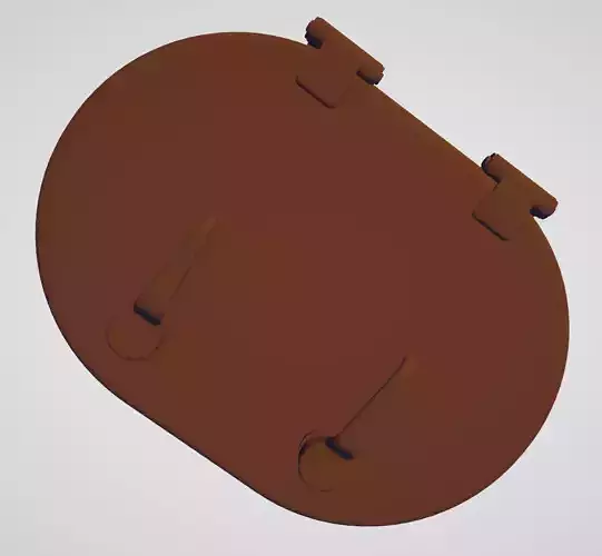 Set of hatches 3D print model