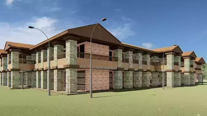 Passenger hotel 3d 3D model