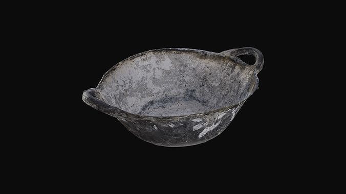 Dirt Rubber Bucket 01 - HeraScans 3D model