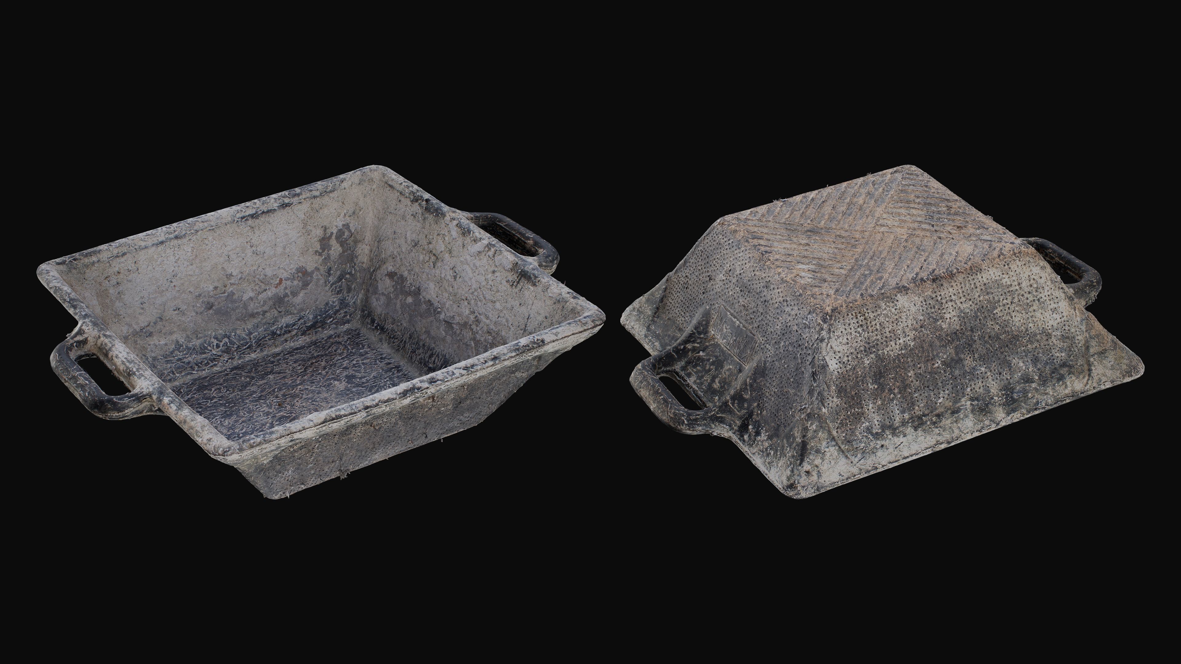 Dirt Rubber Bucket 02 - HeraScans 3D model_1