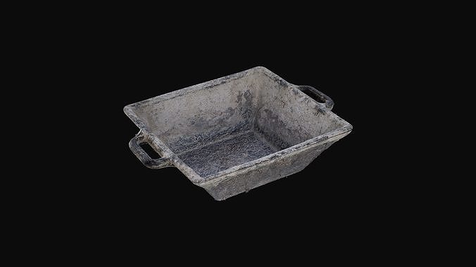 Dirt Rubber Bucket 02 - HeraScans 3D model