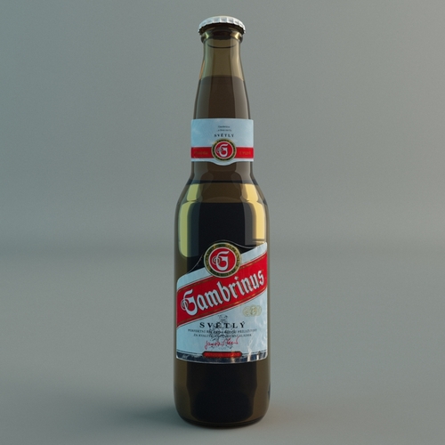 cap bottle max models 3ds 3D Gambrinus  .max CGTrader.com Model  Beer