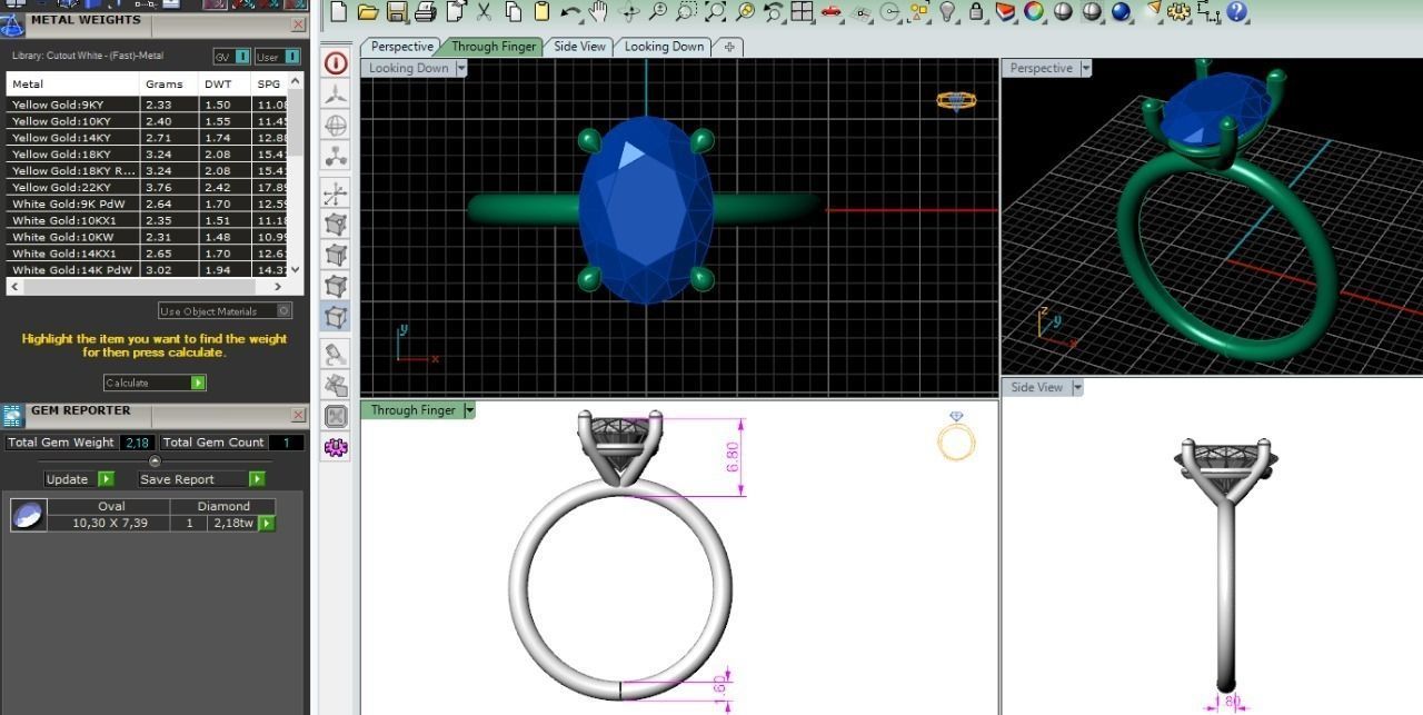 39 ring 3D print model_1
