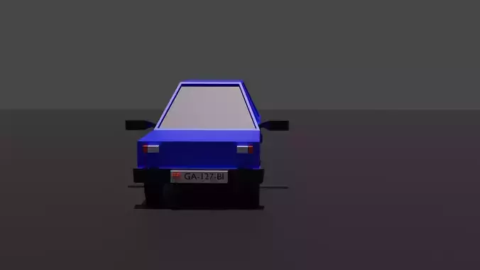 Low-Poly Car