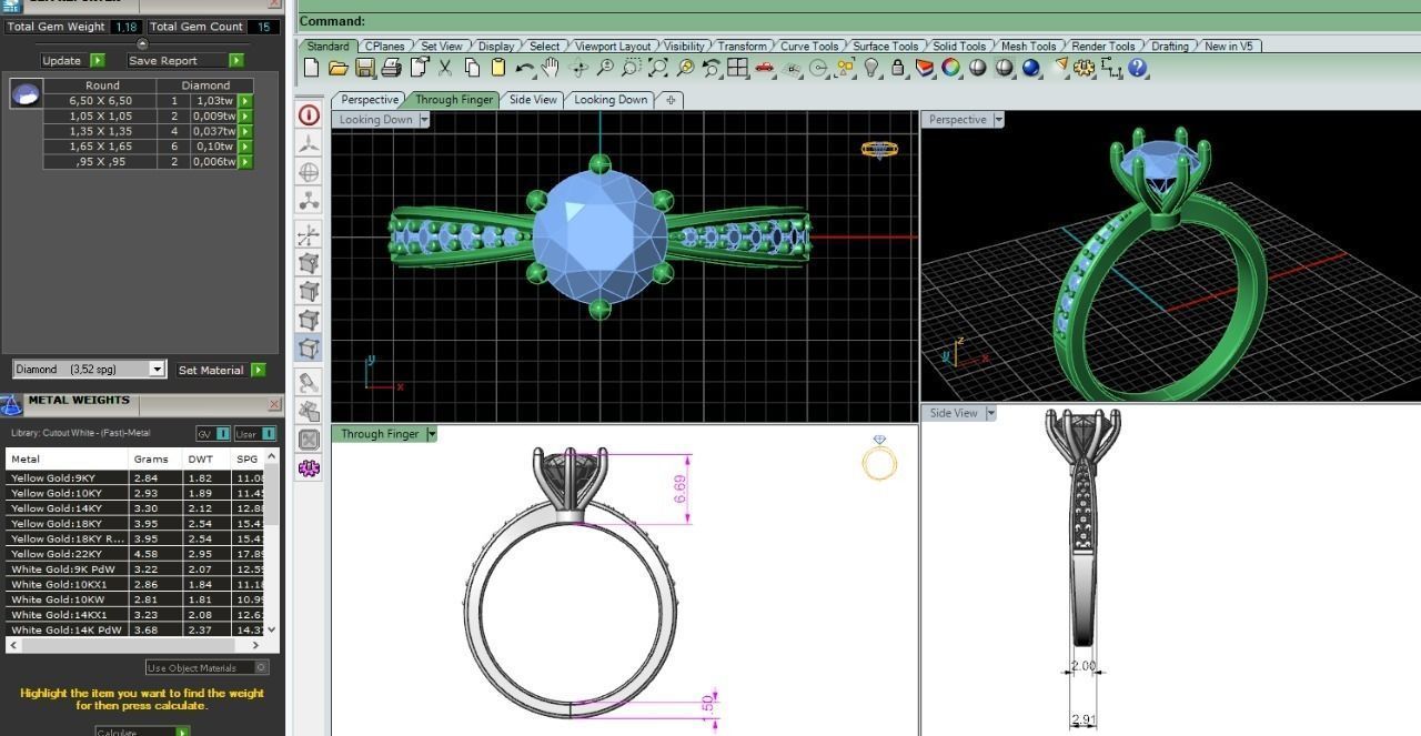 37 ring 3D print model_2