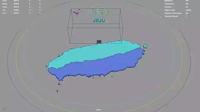 Jeju  South Korea map region geography political geographic