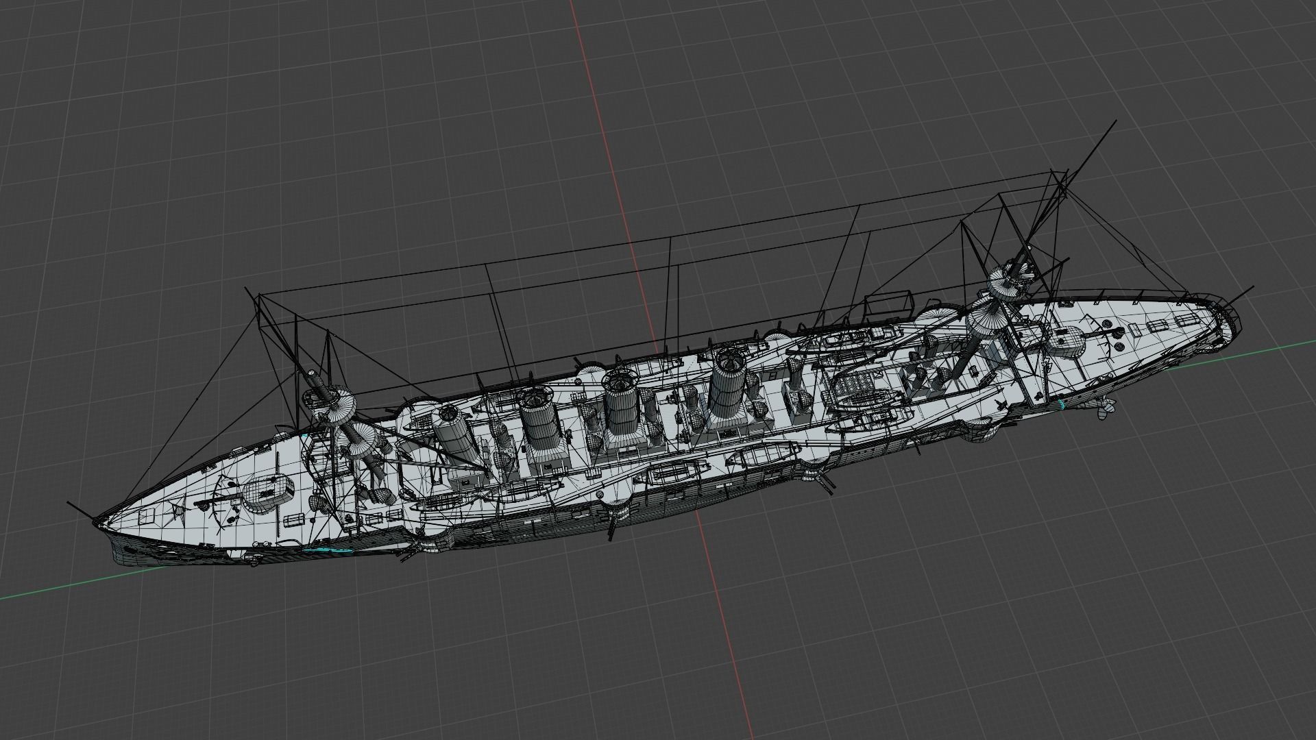 HMS Powerful Class 3D model_31