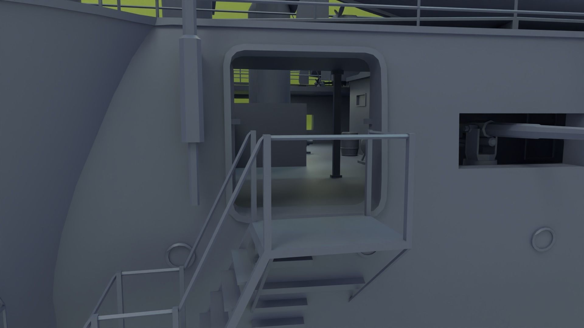 HMS Powerful Class 3D model_26